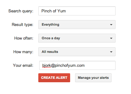 Google Alert.
